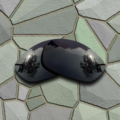 Grey Black Sunglasses Polarized Replacement Lenses for Oakley Straight Jacket 2007