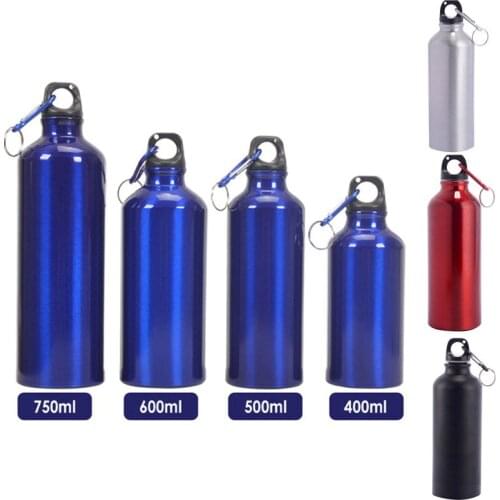 400ml 500ml 600ml 750ml Aluminum Alloy Sports Water Bottles Cycling Camping Bicycle Bike Kettle Outdoor Riding Sports Kettle Cup