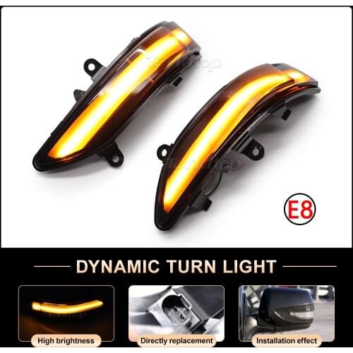 LED Rear View Mirror Turn Signal Indicator Light For Subaru Forester Outback Legacy Tribeca 2007-2016 Wing Mirror Repeater Lamp