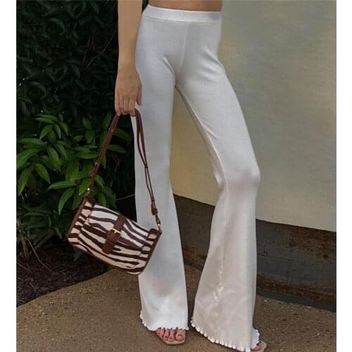 TETYSEYSH Women's Flared Trousers