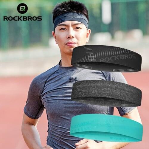 ROCKBROS High Quality Lycra Thin Sweat Headband For Men Sweatband women Yoga Hair Bands Head Sweat Bands Running Sports Safety