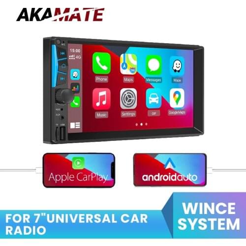 2Din Universal 7''Car Radio Android Auto Carplay Mirrorlink Radio MP5 Player MP3 Player Bluetooth FM Touch Screen For Car Stereo