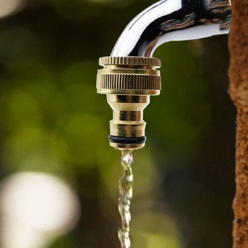 15mm-23mm Universal Kitchen Hose Adapter Metal Faucet Connector Mixer Hose Adapter Tube Joint Fitting Garden Watering Tools