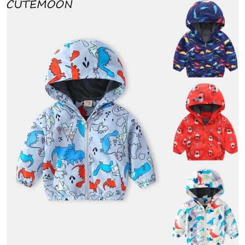 Autumn Spring Baby Girl Jackets For Boys Coat Kids Hooded Windbreaker Outerwear Childrens Clothes Infant Girls Coats 2-6Years