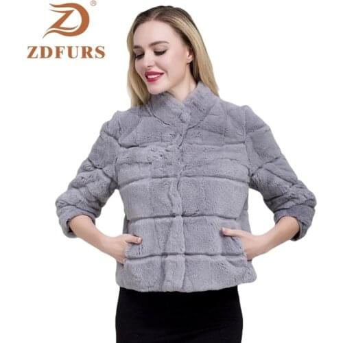 ZDFURS Artificial Fur Coats