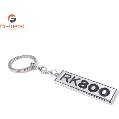 Game Detroit Become Human Keychain Metal Dog Tag RK800 Logo Key Chain for Game Lovers Boy Gift Key Pendant