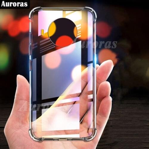 Auroras Case For NOKIA X10 Soft Silicone Luxury Clear Transparent Airbag Cover For Nokia X20 Shockproof Case