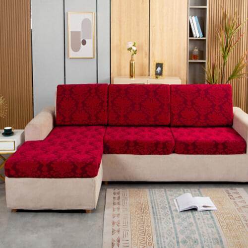 Jacquard Sofa Seat Cover Classical Style Couch Slipcover For Sit And Backrest Cushion Mattress Protector Anti-slip 1/2/3/4 Seat