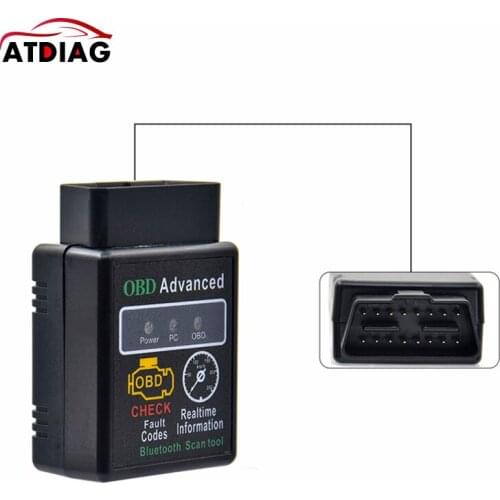 HH OBD ELM327 V1.5 Bluetooth Diagnostic Tool Super ELM 327 OBD2 CAN-BUS Scanner HH OBD ELM327 for Android Windows