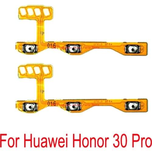 10 PCS Power ON OFF Switch Side Key Button Flex Cable For Huawei Honor 30 Pro 30pro Volume Power Side Key Flex Cable Repair Part