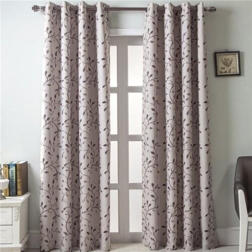 GYC2047 Gyrohome 1PC Blackout Curtain Flower Leafs "Customised" Window Linen LivingRoom Dec
