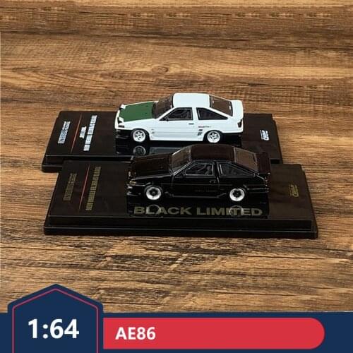 INNO black 1:64 Toyota AE86 standing lamp version SPRINTER TRUENO alloy car model