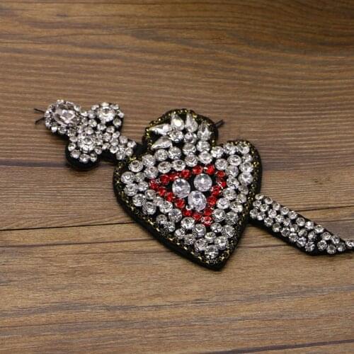 3 pearl patch materials silver love arrow exquisite cloth paste high quality materials