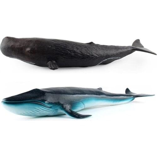 2020 New Drop Shop. Sea Life Sperm Whale Realistic Hand-Painted Toy Figurine Model Birthday Gifts