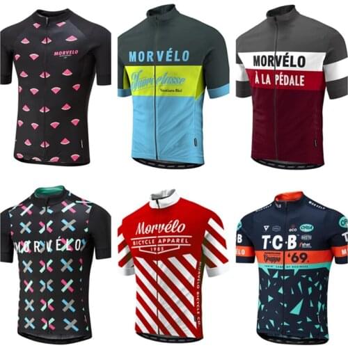 NEW 2022 Summer Morvelo Cycling Jersey Mens shirt short sleeve MTB MX cycling shirt Bike bicycle clothes Clothing Ropa Ciclismo