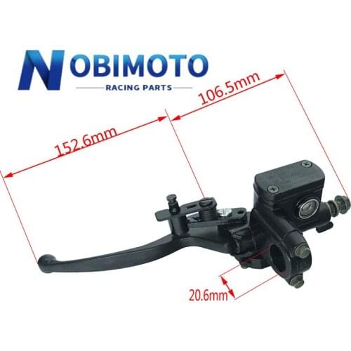 New Universal Motorcycle Alloy Brake Lever ATV left Side Hydraulic Brake Master Cylinder Lever For 50cc-250cc ATV Quad 2DS-146