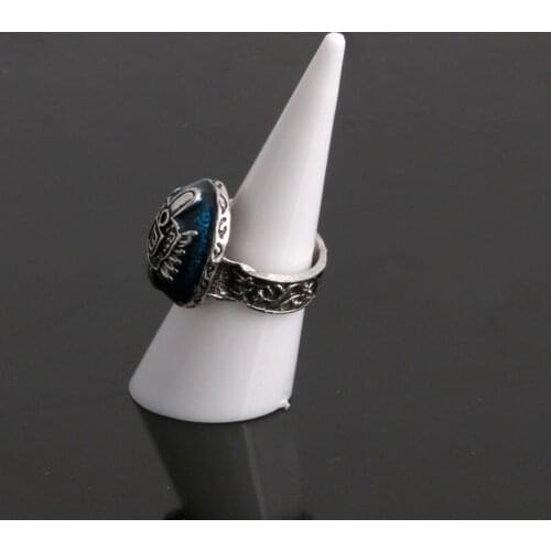 1Pc Plastic Finger Cone Fingertip Ring Stand Display Showcase Holder Storage