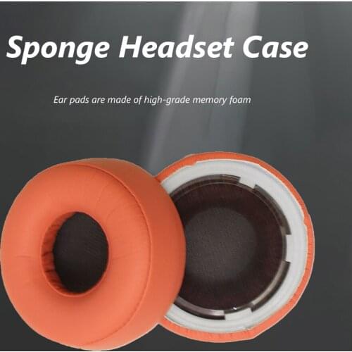 Professional Replacement EarPads Cushions Protein Leather Earpad Headphones Memory Foam Ear Pads Cushions 2PCS for Sony WH-H800