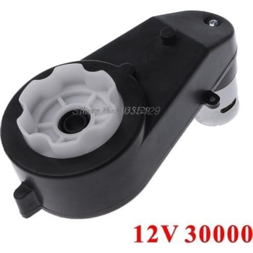 30000 RPM 12V Electric Motor Gear Box For Kids Ride On Bike Car Toy Free June18 Whosale&DropShip