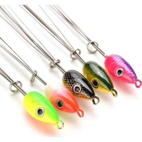 HiUmi Wire leader fishing swivel connect fishing lure and fishing hooks jig head Alabama fishing group free shipping