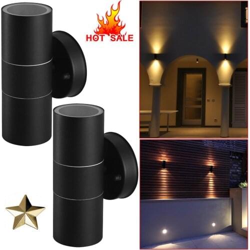 Modern up down LED Outdoor Wall Light Waterproof IP65 Wall Lamp AC 85-265V porch outdoor lighting