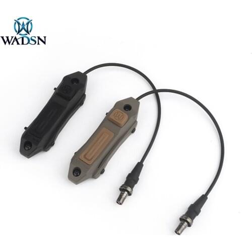 WADSN Airsoft Surefir M300 M600 Scout Light Dual Button Tape Switch Hunting Rifle Augmented Switch for Keymod M-lok Picatinny