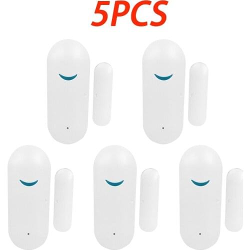 Tuya smart wifi door sensor open / close detector wifi App Notification Battery Operated support alexa google home no need hub