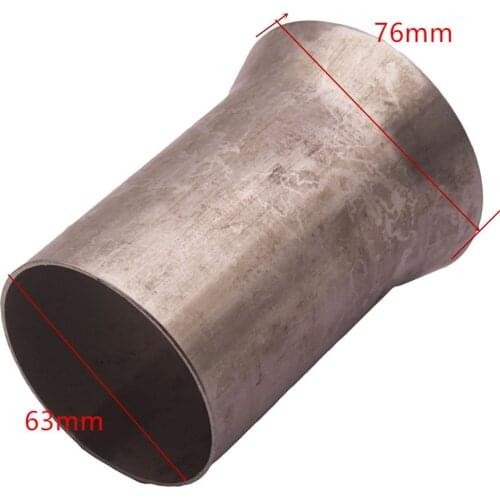 Universal Stainless Steel Exhaust Piping Reducer Flared End 2.5" to 3"