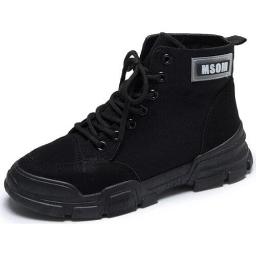 Snow boots 2019 warm fur women winter boots square heels flock ankle boots women shoes lace-up winter shoes woman YYJ291