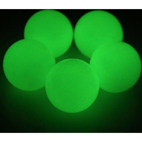 SURIEEN 1Pc Light-up Flashing Night Light Glowing Fluorescence Golf Balls Golfer LED Light Surlyn Golf Balls Golf Practice Balls