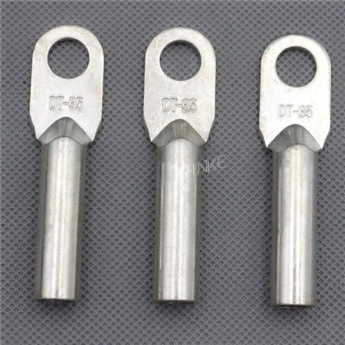 1piece DT-35 35mm2 Cable Lug Terminal Connector Copper Coated tin Tone for 10.5mm Dia Bolt Electric power fittings B type