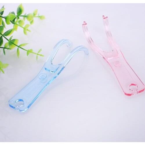 1pcs Dental Floss Holder Aid Picks Teeth Care Interdental Durable Teeth Cleaning Breath Fresh Teeth Care Tool Random Color