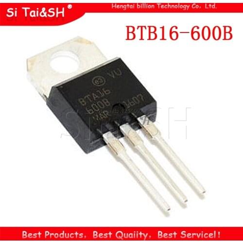 10PCS BTB16-600B TO-220 BTB16-600 TO220 BTB16 16-600B