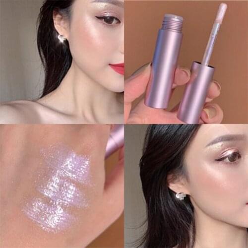 5 Colors Water Sensation Glass Highlight Glitter Face And Body Liquid Highlight Facial Foundation Makeup Cosmetics Tool TSLM1