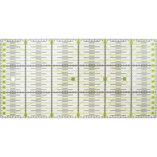 Acrylic Patchwork Ruler Cutting Ruler Double Color Large Rectangle Ruler Thickness 3mm Patchwork Tool DIY Tool