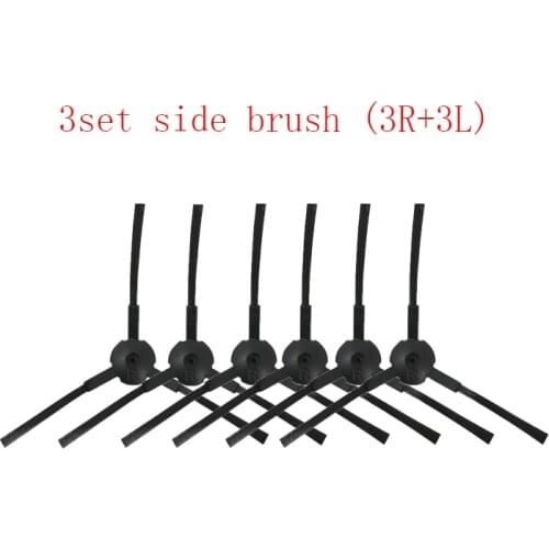 Side Brush (3 right+3 left) for ilife A4 A6 A4S V3S V3L V3S Pro V5 V50 V5S V5S Pro X5 T4 X430 X432 X620 X623 Cleaning brush part