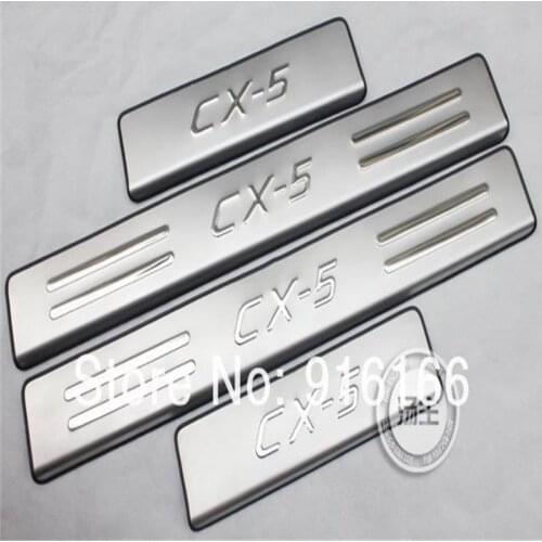 For Mazda CX-5 2013 2014 2015 2016 High quality stainless steel Scuff Plate/Door Sill, car styling