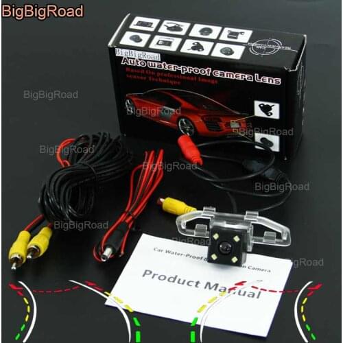BigBigRoad Car Intelligent Dynamic Track Rear View Camera Backup Reversing Camera For toyota camry 2012--2016 Waterproof