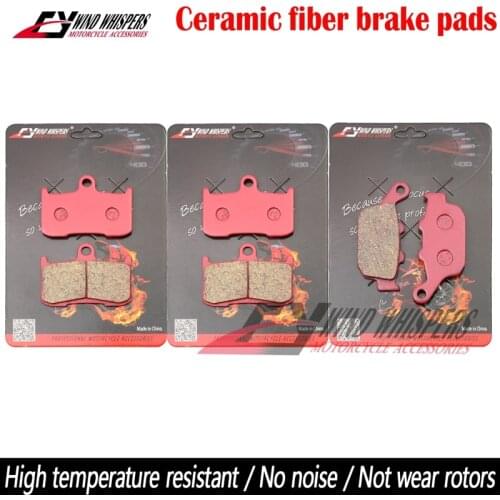 Motorcycle Ceramic Front Rear Brake Pads For Kawasaki Z 800 E Z800E Z800 2013-2016 Z 900 Z900 2017-2019 Z900RS Z900 RS 2018-2019