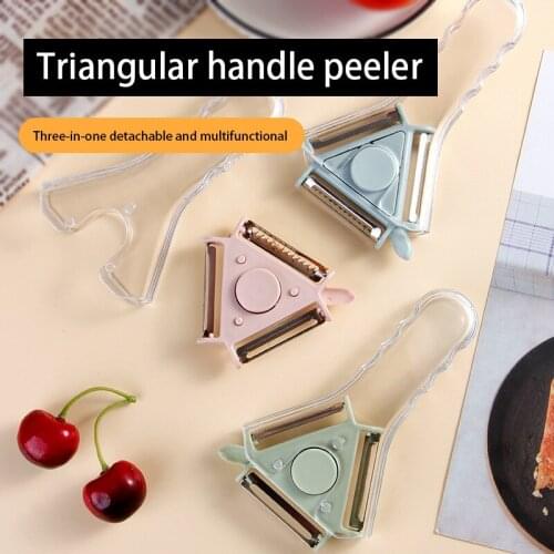 Kitchen Accessories 3 In 1 Fruit and Vegetable Peeler Grater Slicer Apple Cucumber Carrot Peeler Grater Fruit Vegetable Tools