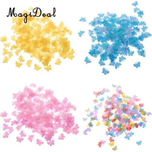 MagiDeal 1 Bag Butterfly Confetti Sprinkles Table Scatters Wedding Baby Shower Confetti Event Party Decoration