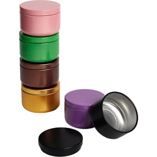 Candle Tin Jars DIY Candle Making Storage case for Dry Storage Spices Camping