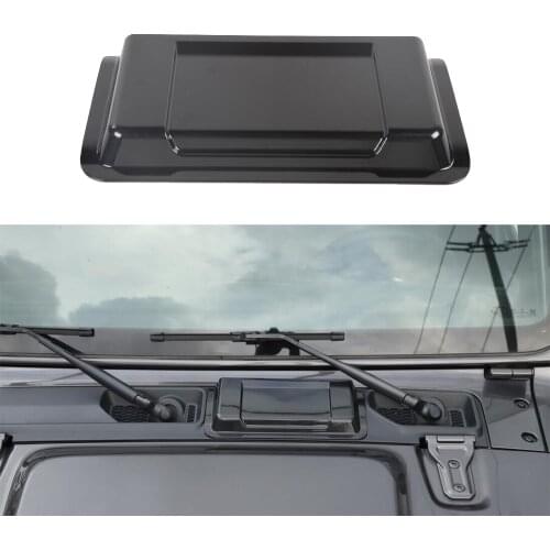 Plastic Cowl Heater Air Intake Hood Scoop Vent Cover Cap Rain Shield for Jeep Wrangler JL 2018 UP Auto Accessories