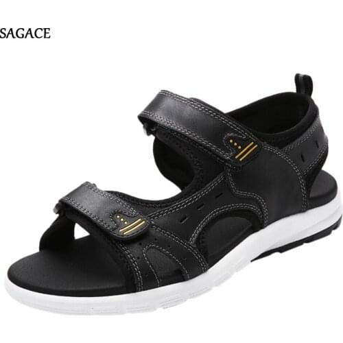 SAGACE Mens Summer Outdoor Casual Sports Shoes Beach Shoes Sport Strap Sandals Shoes Summer Shoes 2020 Beach Vintage Sandalias