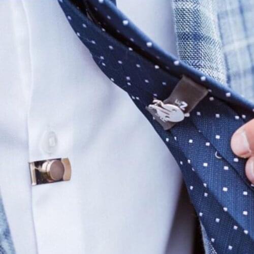 The Hidden Tie Fixed Invisible Stainless steel Tie Clip For Men And Women