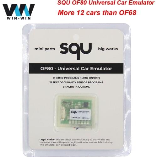 SQU OF80 / OF68 Universal Car Emulator supports IMMO For Seat occupancy sensor Tacho Programs For Benz/ For BMW/For VW Emulator