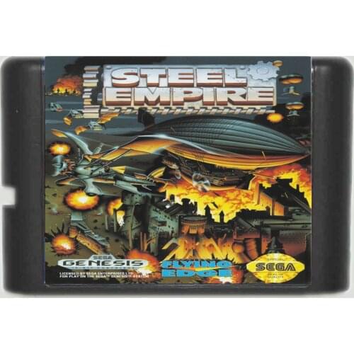 Steel Empire 16 bit MD Game Card For Sega Mega Drive For Genesis