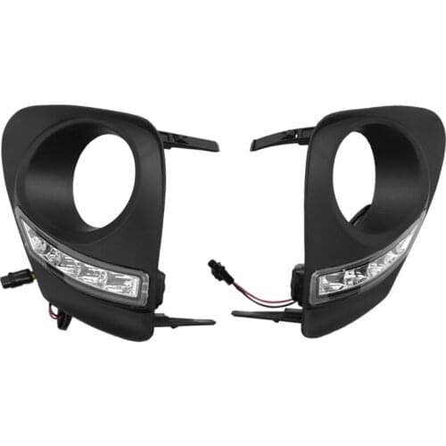 LED Daytime Running Lights for Toyota Corolla 2010 2011 2012 2013 DRL Fog Lamp Cover Light