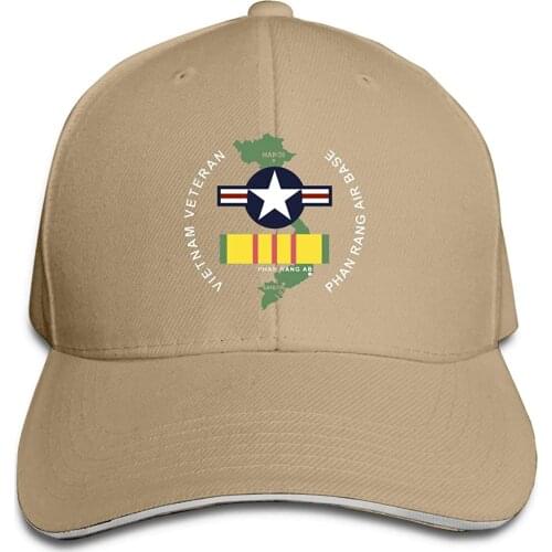 Phan Rang Vietnam Veteran Adjustable Baseball Caps Vintage Sandwich Hat