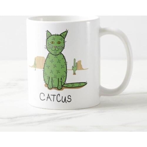 Funny Cactus Coffee Mug 11oz , Mothers Day Gifts, Fathers Day Gifts, Christmas Gifts Friends and colleagues Birthday Tea Cup